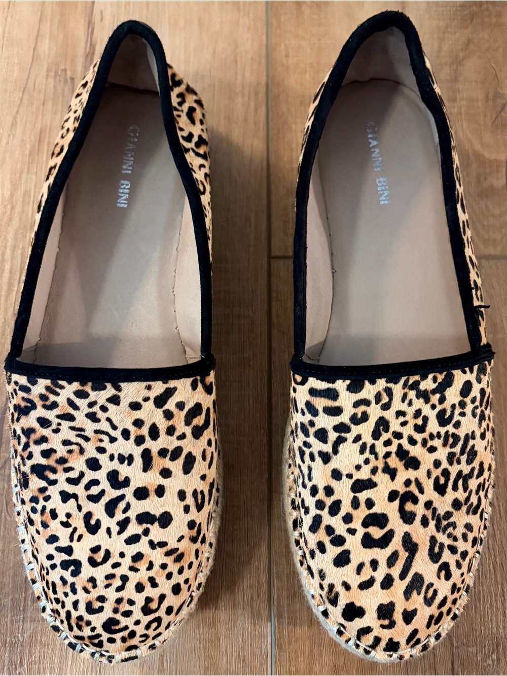Gianni Bini Leopard Print Espadrille Size 10